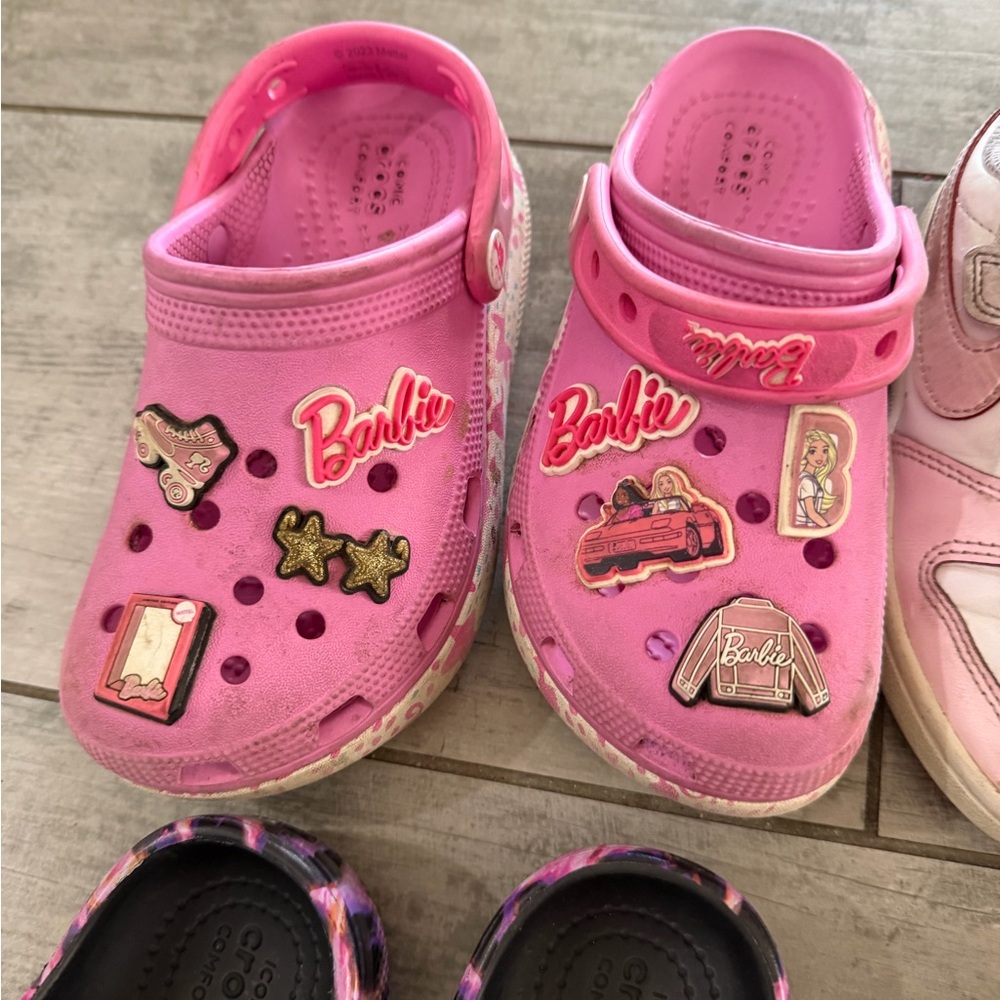 Vans Kids Glitter Ombre Slip-On Sneakers in Pink & Orange Bundle 11-13.5 - Picture 9 of 10